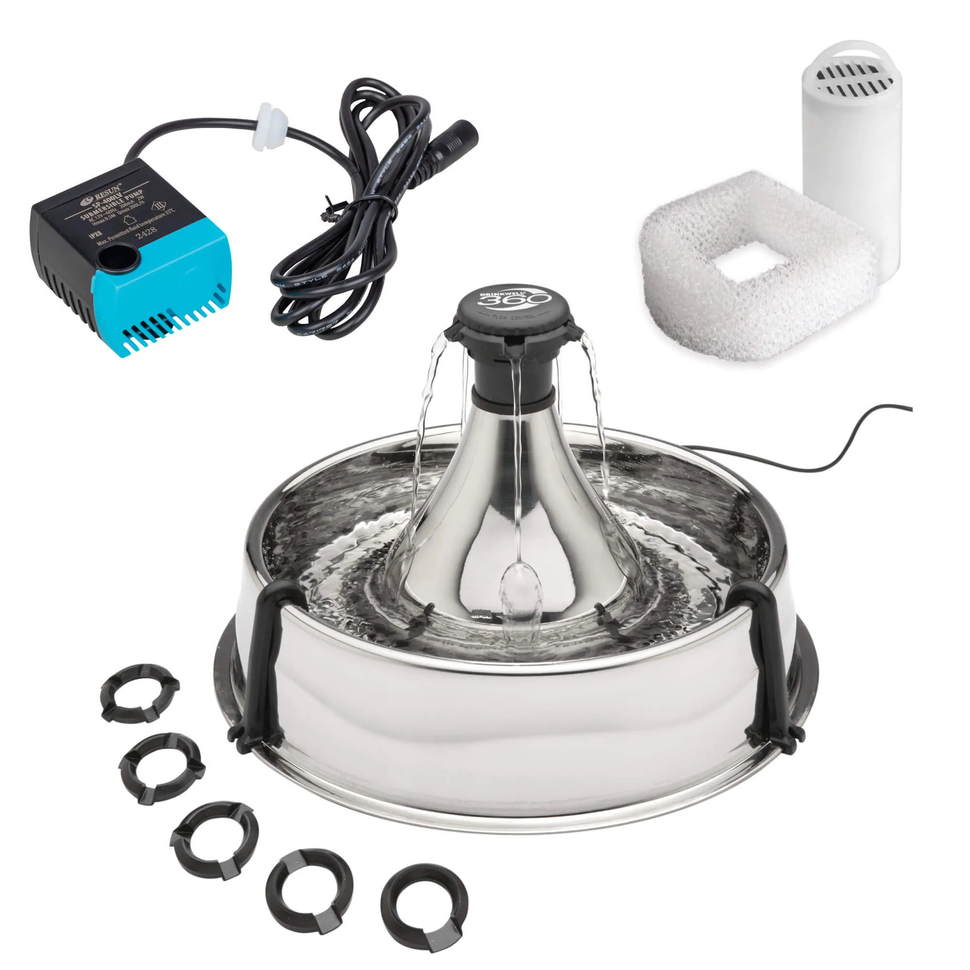 Drinkwell 360 Stainless Fountain image 2