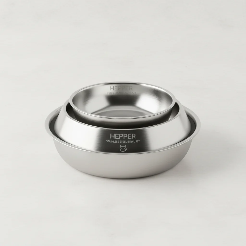 Hepper Stainless Steel Bowl Set
