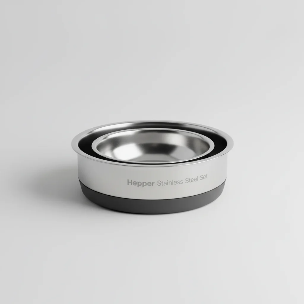 Hepper Stainless Steel Bowl Set image 3