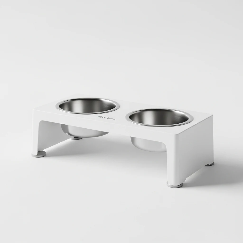 IRIS USA elevated dog feeder