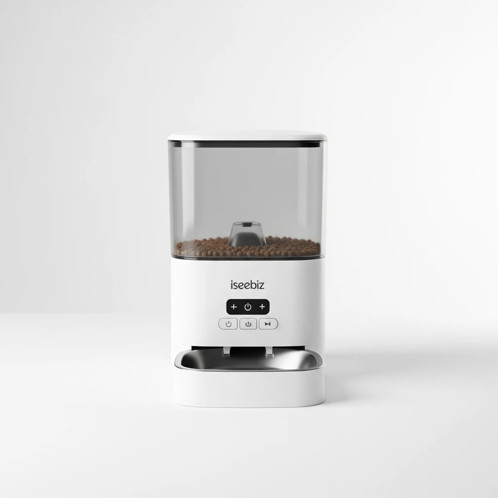 Iseebiz automatic cat feeder