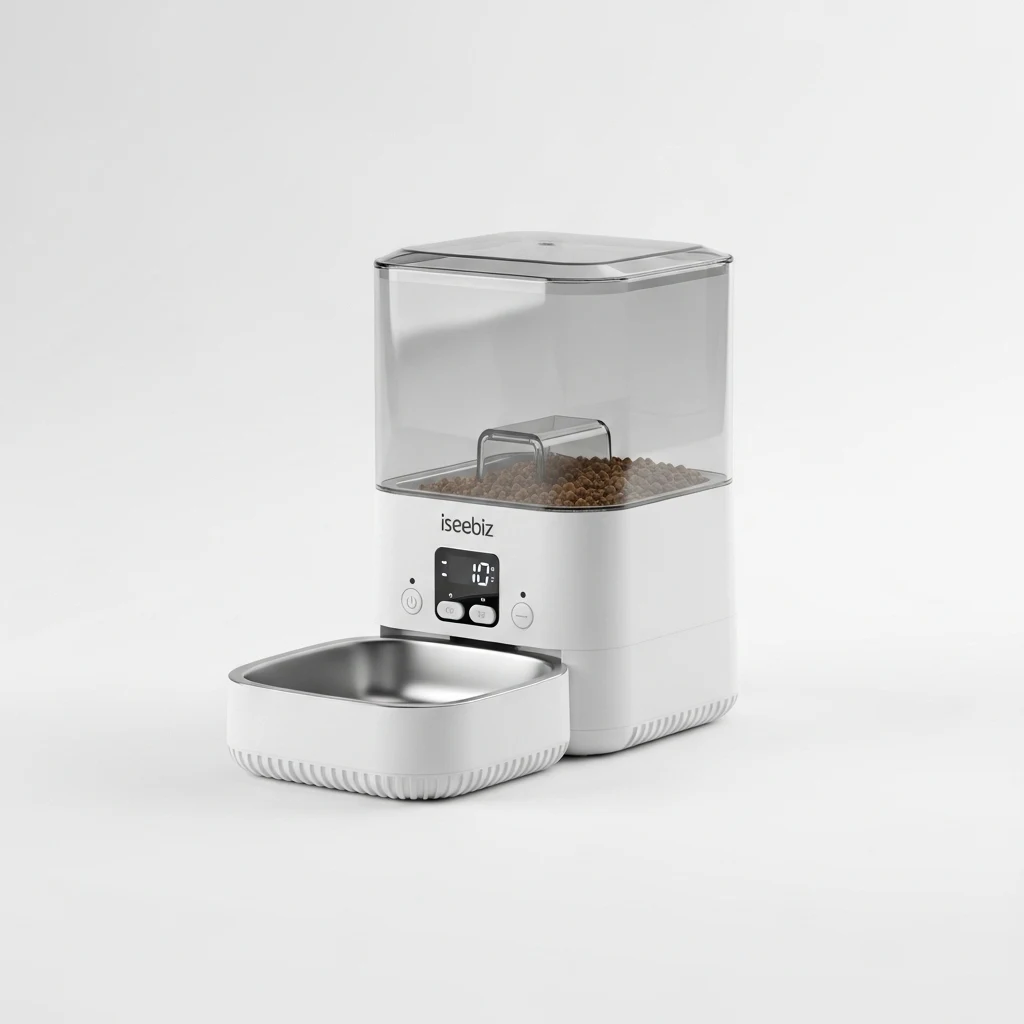 Iseebiz Automatic Pet Feeder Bowl image 2