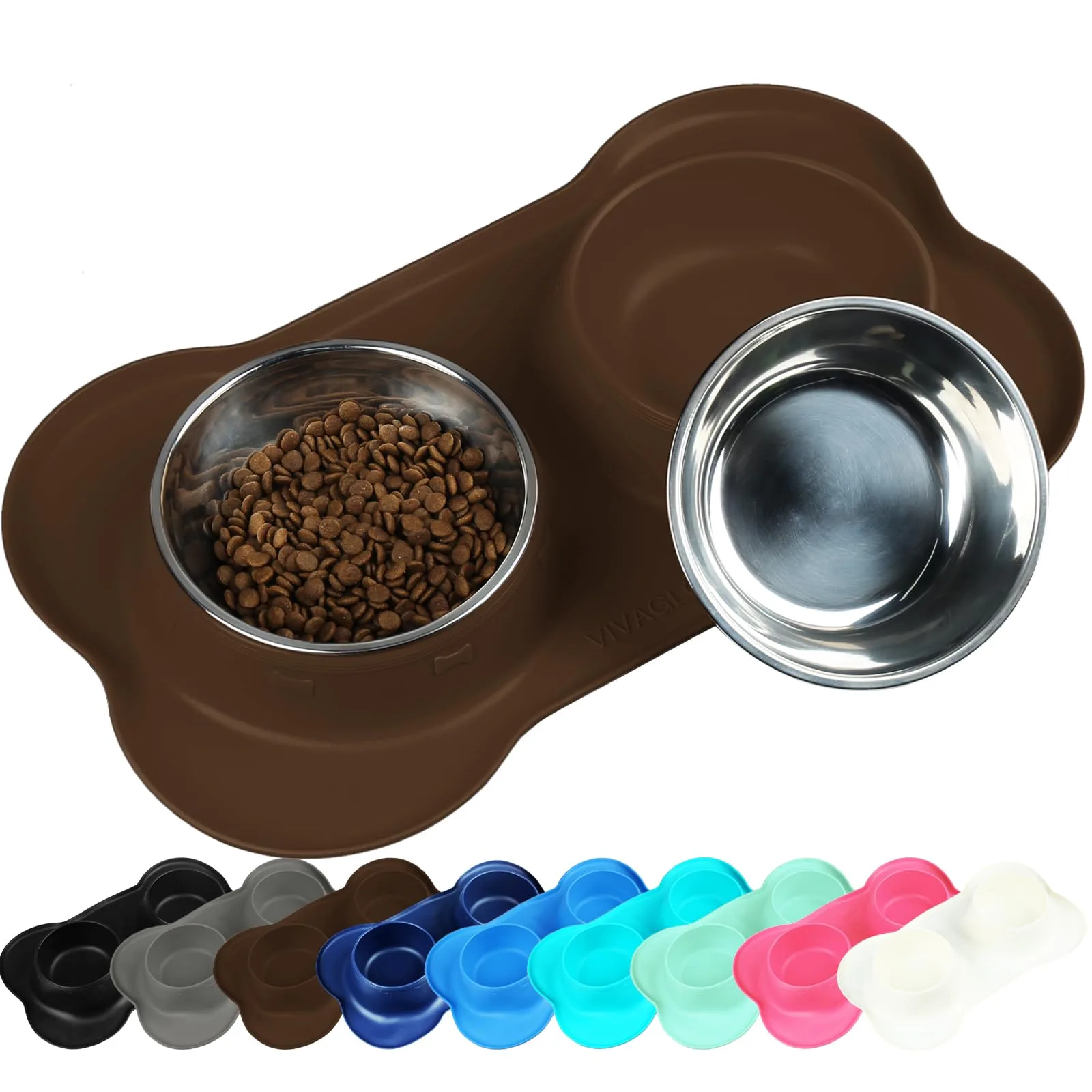Vivaglory Stainless Dog Bowl image 2